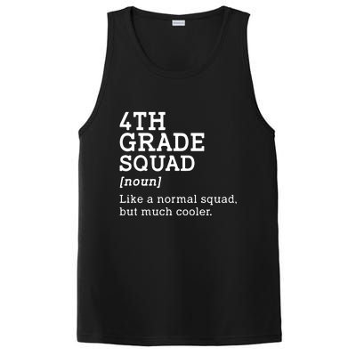 4th Fourth Grade Squad Student Teacher Back To School Gift PosiCharge Competitor Tank