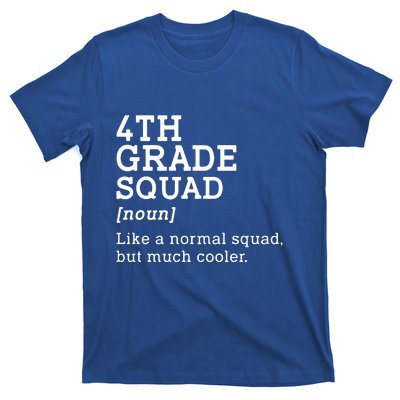 4th Fourth Grade Squad Student Teacher Back To School Gift T-Shirt