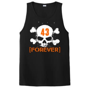 43 Forever Skull Crossbones Racing Legend Tribute PosiCharge Competitor Tank