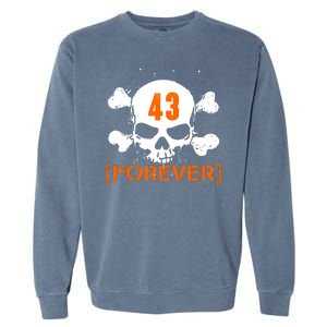 43 Forever Skull Crossbones Racing Legend Tribute Garment-Dyed Sweatshirt