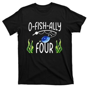 4th Fish Themed Birthday Funny Pun T-Shirt