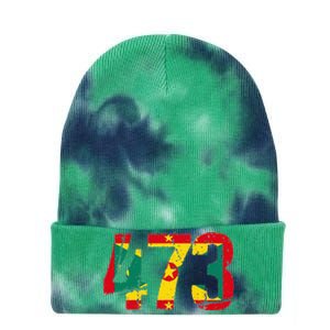 473 Grenada Tie Dye 12in Knit Beanie