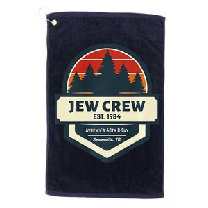 40th Get Away Premium Platinum Collection Golf Towel