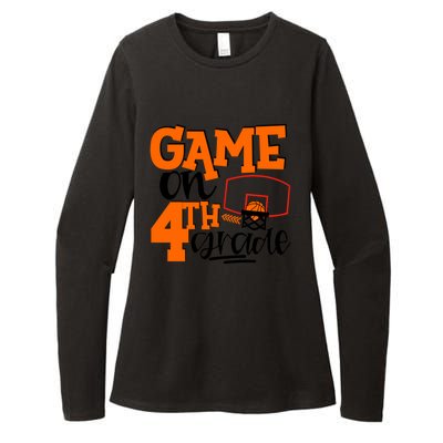 4Th Grade Basketball Game On 4Th Grade Hello Summer Gift Womens CVC Long Sleeve Shirt