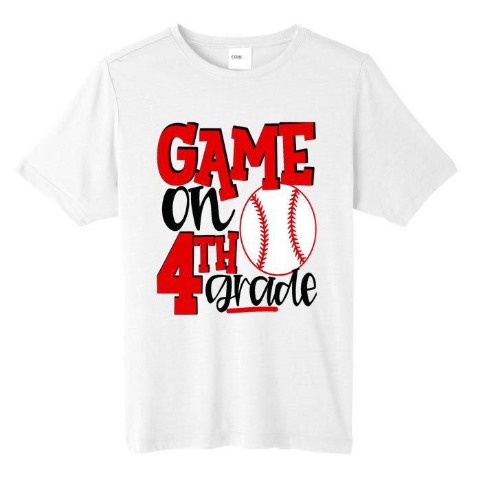 4th Grade Baseball Player Boy 1st Day Of School Tall Fusion ChromaSoft Performance T-Shirt