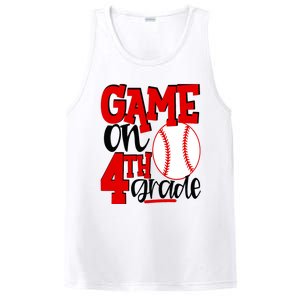 4th Grade Baseball Player Boy 1st Day Of School PosiCharge Competitor Tank