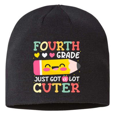 4th Grade Back To School Just Got A Lot Cuter Gift Sustainable Beanie