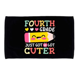 4th Grade Back To School Just Got A Lot Cuter Gift Microfiber Hand Towel