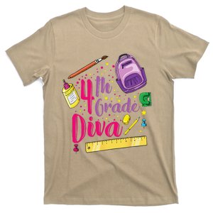 4th Grade Diva First Day Of School Clothes Gift T-Shirt