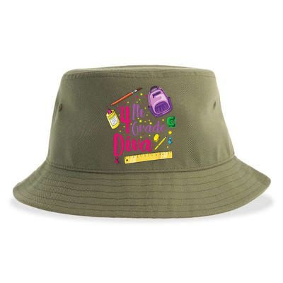 4th Grade Diva First Day Of School Clothes Gift Sustainable Bucket Hat