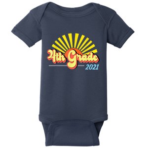 4th Grade First Day Of School For Boy Girl Baby Bodysuit