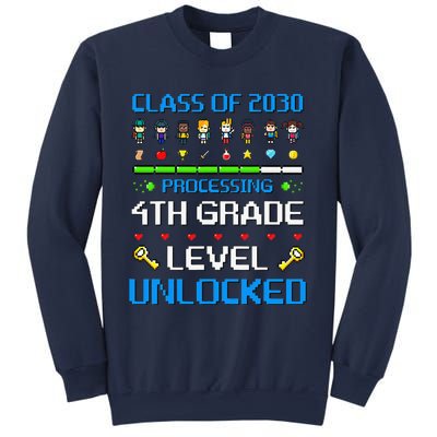 4th Grade First Day Of School Class Of 2030 Video Games Sweatshirt