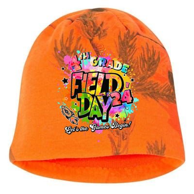 4th Grade Field Day 2024 Let The Games Begin Teachers Kati - Camo Knit Beanie