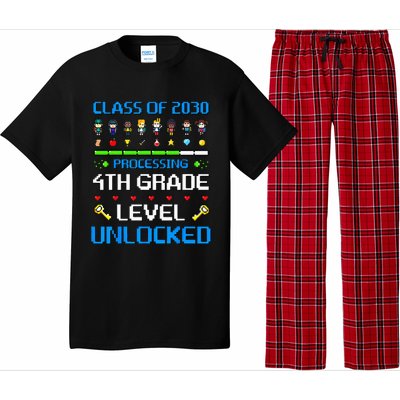 4th Grade First Day Of School Class Of 2030 Video Games Pajama Set