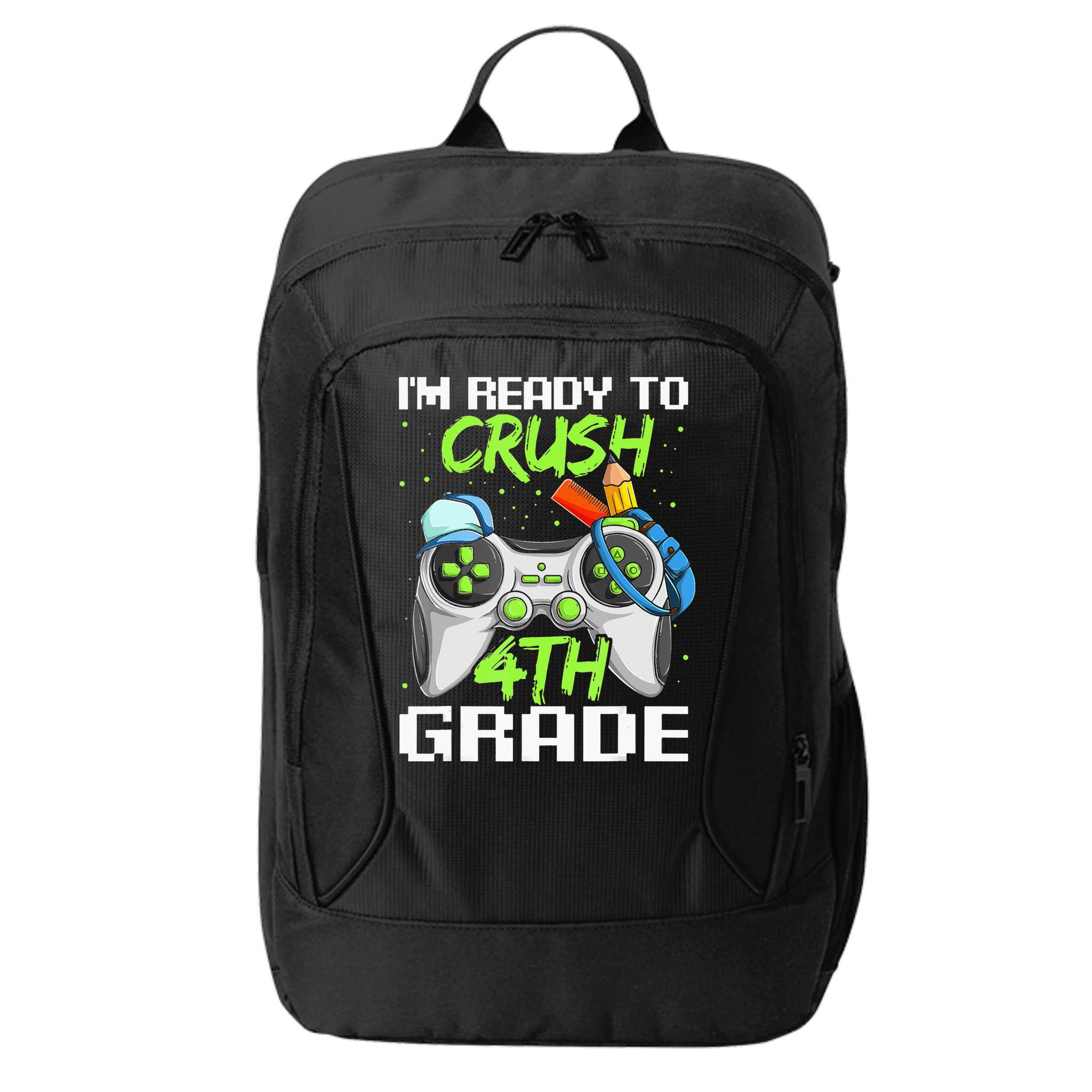 4Th Grade Gamer  Ready To Crush Fourth Grade City Backpack