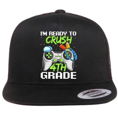 4Th Grade Gamer  Ready To Crush Fourth Grade Flatbill Hat