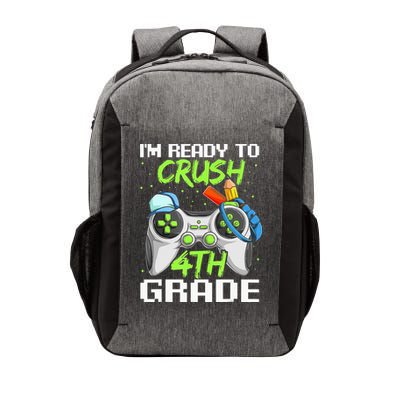 4Th Grade Gamer  Ready To Crush Fourth Grade Vector Backpack
