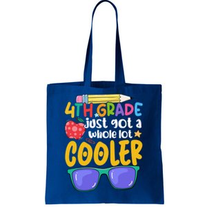 4Th Grade Just Got A Whole Lot Cooler Team Fourth Grade Gift Tote Bag