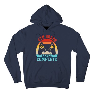 4th Grade Level Complete Last Day Of School Graduation Hoodie