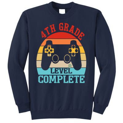 4th Grade Level Complete Last Day Of School Graduation Tall Sweatshirt