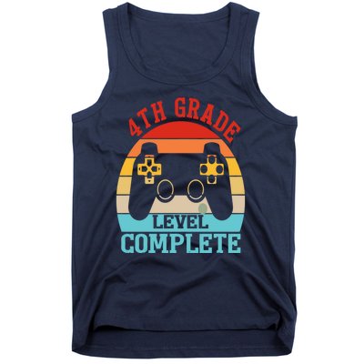 4th Grade Level Complete Last Day Of School Graduation Tank Top