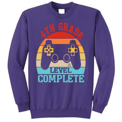 4th Grade Level Complete Last Day Of School Graduation Sweatshirt