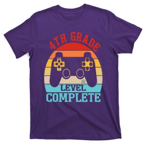 4th Grade Level Complete Last Day Of School Graduation T-Shirt