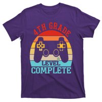 4th Grade Level Complete Last Day Of School Graduation T-Shirt