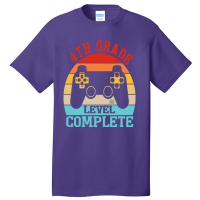 4th Grade Level Complete Last Day Of School Graduation Tall T-Shirt