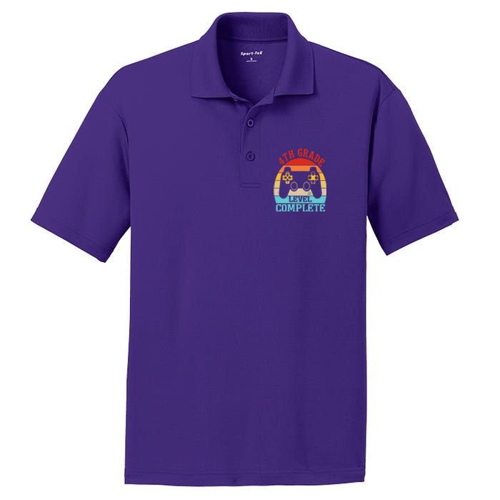 4th Grade Level Complete Last Day Of School Graduation PosiCharge RacerMesh Polo