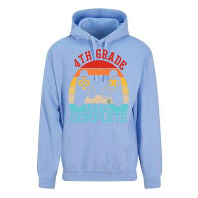 4th Grade Level Complete Last Day Of School Graduation Unisex Surf Hoodie