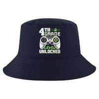 4th Grade Level Unlocked Video Game Back To School Boy Cool Comfort Performance Bucket Hat