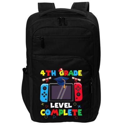 4th Grade Level Complete Graduation Class Of 2024 Boy Gamer Impact Tech Backpack