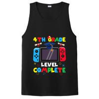 4th Grade Level Complete Graduation Class Of 2024 Boy Gamer PosiCharge Competitor Tank