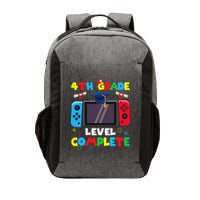 4th Grade Level Complete Graduation Class Of 2024 Boy Gamer Vector Backpack