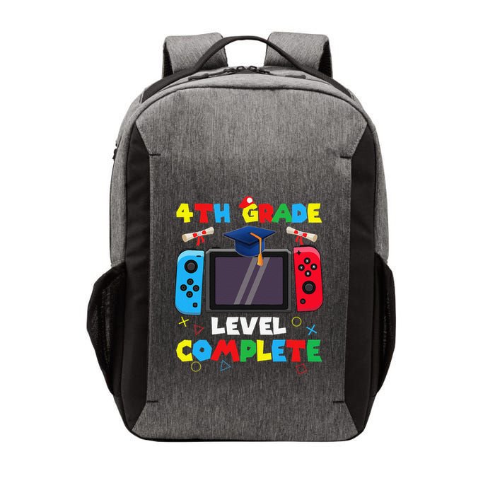 4th Grade Level Complete Graduation Class Of 2024 Boy Gamer Vector Backpack
