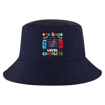 4th Grade Level Complete Graduation Class Of 2024 Boy Gamer Cool Comfort Performance Bucket Hat