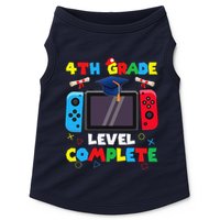 4th Grade Level Complete Graduation Class Of 2024 Boy Gamer Doggie Tank