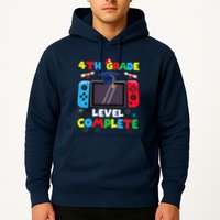 4th Grade Level Complete Graduation Class Of 2024 Boy Gamer Hoodie