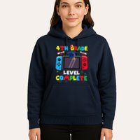 4th Grade Level Complete Graduation Class Of 2024 Boy Gamer Hoodie