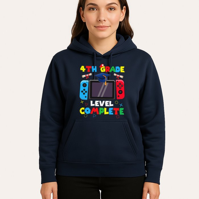 4th Grade Level Complete Graduation Class Of 2024 Boy Gamer Hoodie