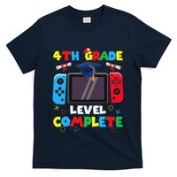 4th Grade Level Complete Graduation Class Of 2024 Boy Gamer T-Shirt