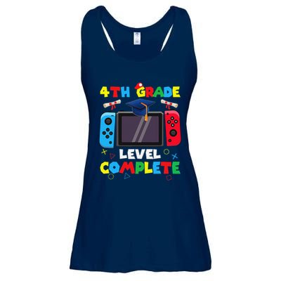 4th Grade Level Complete Graduation Class Of 2024 Boy Gamer Ladies Essential Flowy Tank