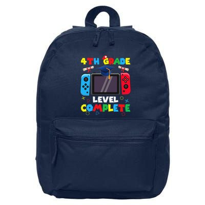 4th Grade Level Complete Graduation Class Of 2024 Boy Gamer 16 in Basic Backpack