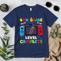 4th Grade Level Complete Graduation Class Of 2024 Boy Gamer Premium T-Shirt