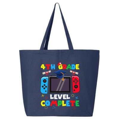 4th Grade Level Complete Graduation Class Of 2024 Boy Gamer 25L Jumbo Tote
