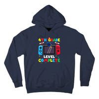 4th Grade Level Complete Graduation Class Of 2024 Boy Gamer Tall Hoodie