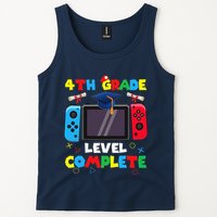 4th Grade Level Complete Graduation Class Of 2024 Boy Gamer Tank Top