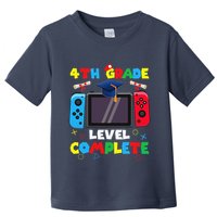 4th Grade Level Complete Graduation Class Of 2024 Boy Gamer Toddler T-Shirt
