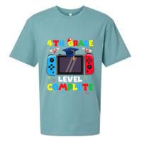 4th Grade Level Complete Graduation Class Of 2024 Boy Gamer Sueded Cloud Jersey T-Shirt